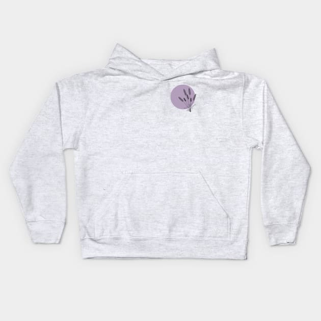 Lavender Kids Hoodie by Graphic-Eve